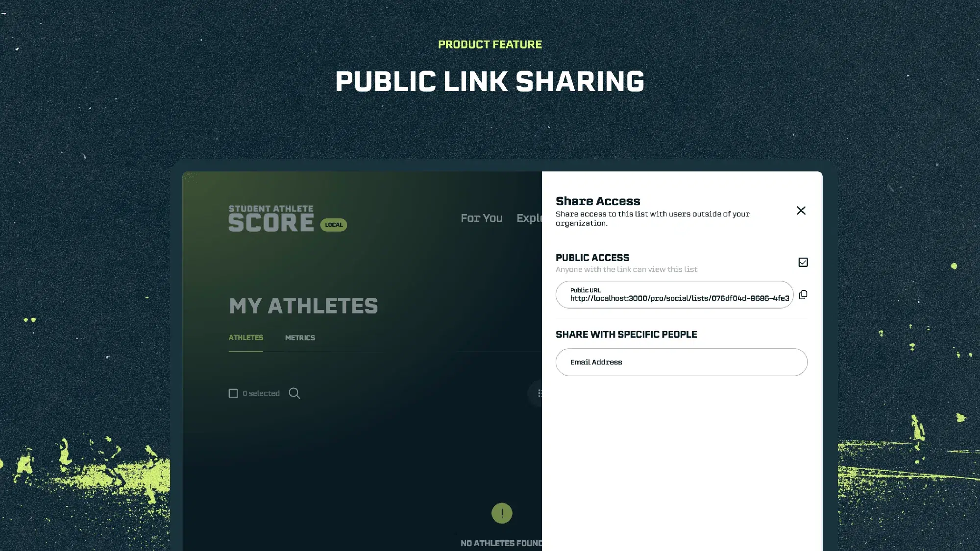 Public Link Sharing